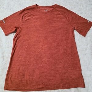 Old Navy Men's Heathered Red/orange Short Sleeve Tee